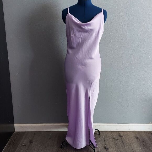 NWT Paper Heart Satin Look Slip Dress Medium - Picture 1 of 6